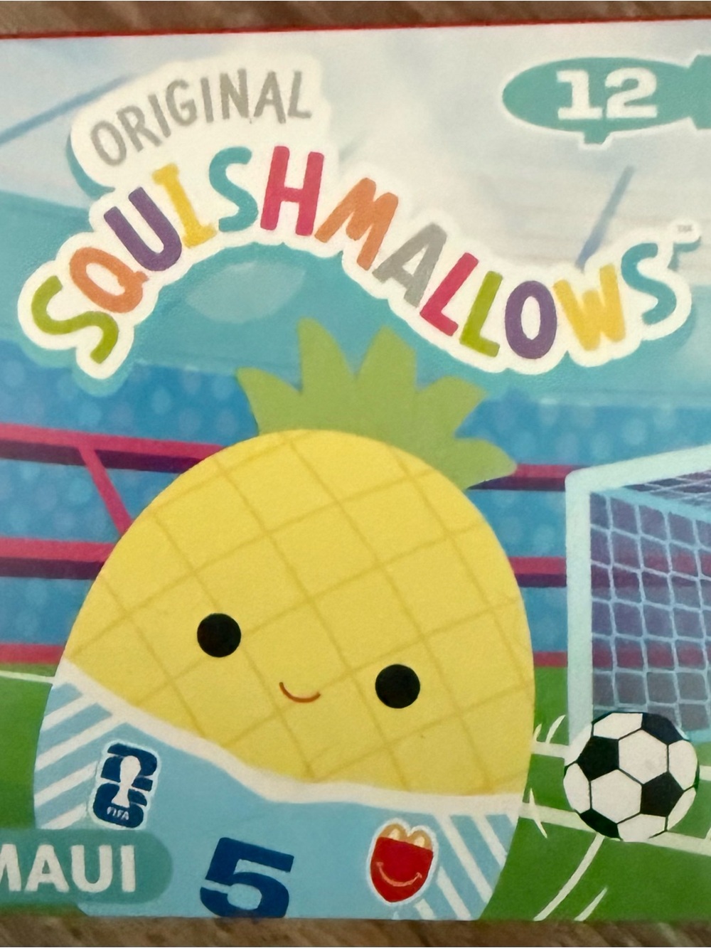 Squishmallows Pineapple Plush - Yellow & Green
